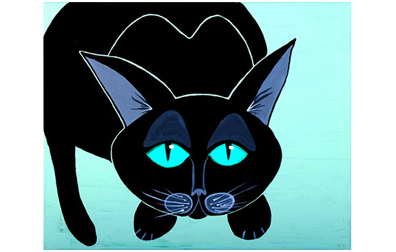 Black Cat, Green Eyes